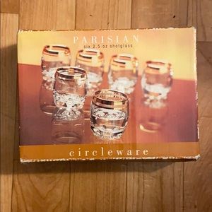 Parisian shot glasses